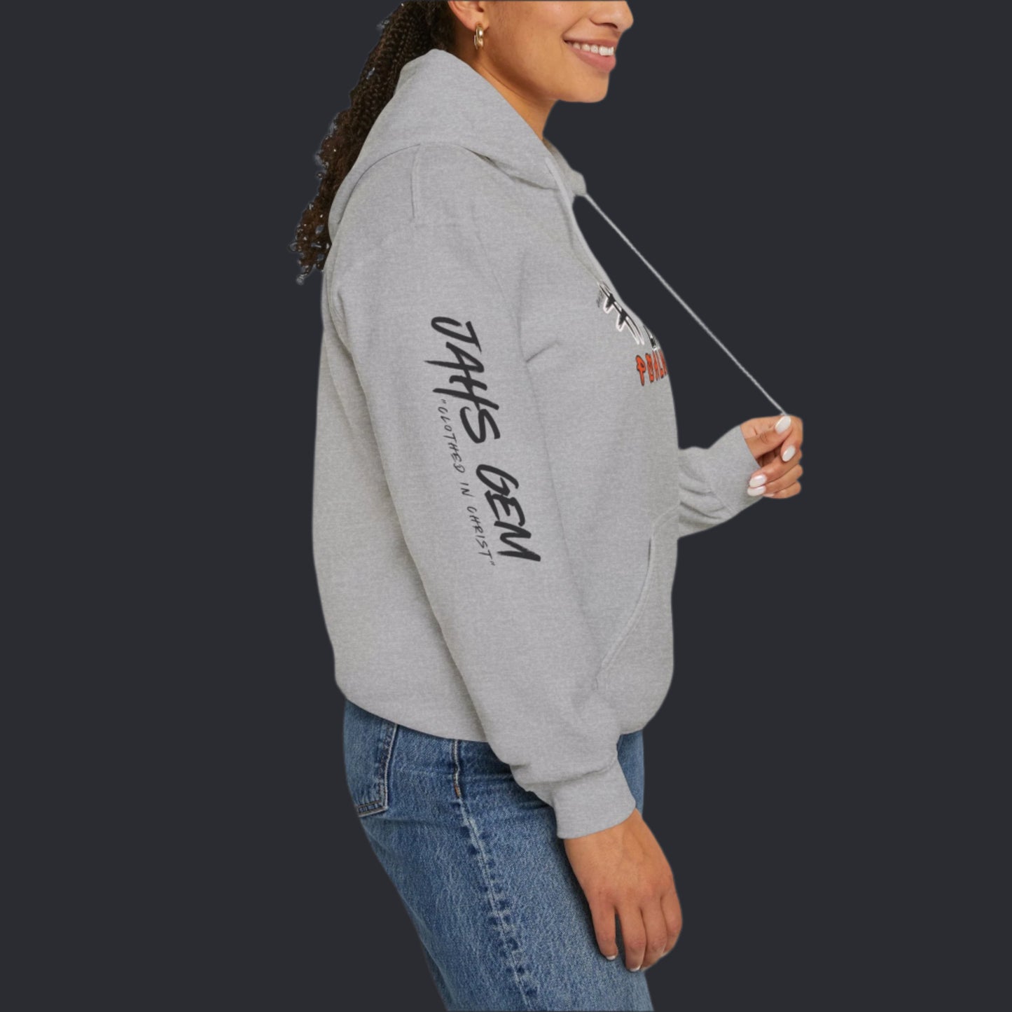 #NEVERLACKIN'  Unisex Heavy Blend Hoodie - Psalm 34:9