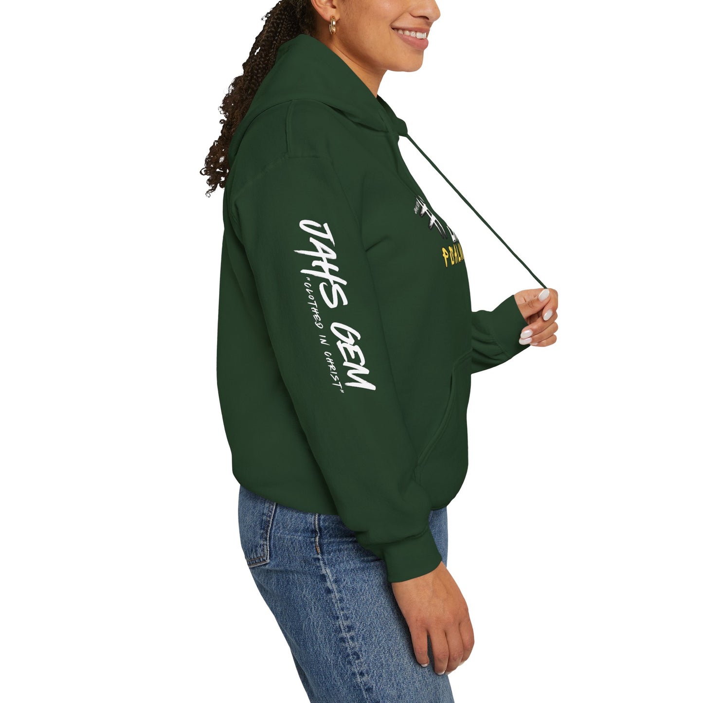 #NEVERLACKIN'  Unisex Heavy Blend Hoodie - Psalm 34:9