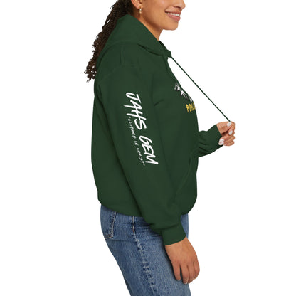 #NEVERLACKIN'  Unisex Heavy Blend Hoodie - Psalm 34:9
