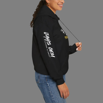 #NEVERLACKIN'  Unisex Heavy Blend Hoodie - Psalm 34:9