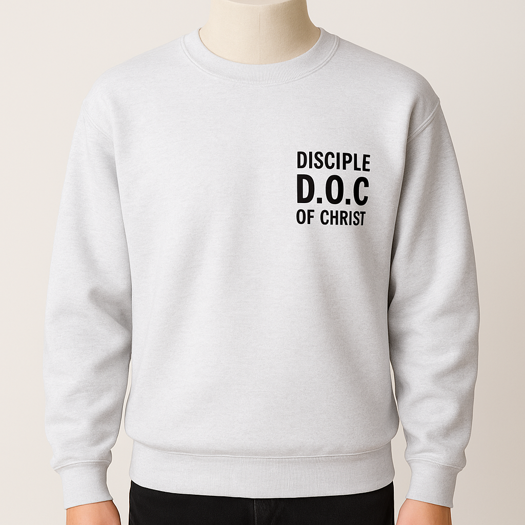 Disciple of Christ Sweatshirt Professional Photo